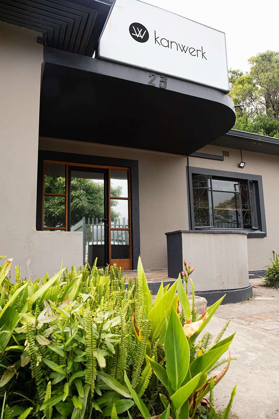 The welcoming entrance to Kanwerk coworking space in George